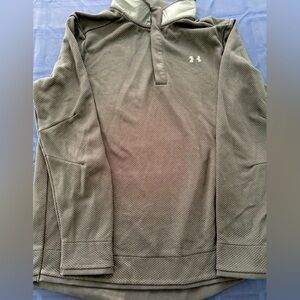 Men's Under Amour Golf Cold Gear 1/4 Snap Sweatshirt Size XL Black